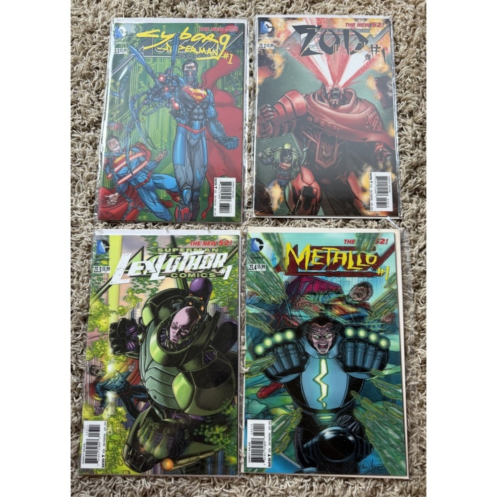 Superman: Action Comics #23.1 - 23.4  The New 52! (DC 2011 Series) NM  3D-Motion